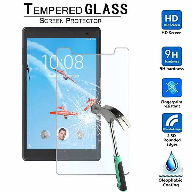 

For Lenovo Tab 4 8 Plus - 9H Premium Tablet Tempered Glass Screen Protector Film Protector Guard Cover
