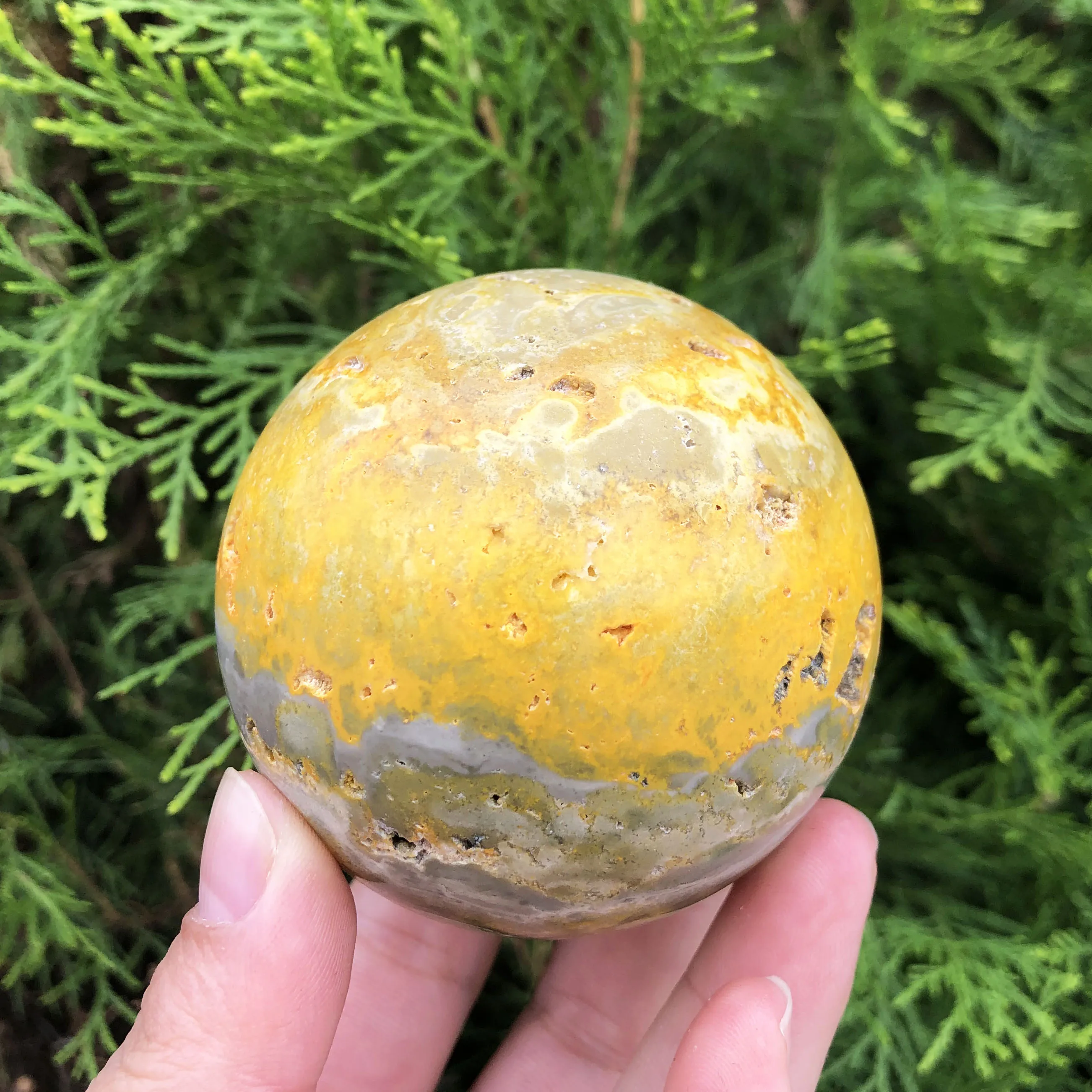 Bumblebee jasper crystal sphere healing crystal healing journey home