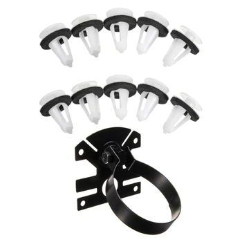 

10x Car Body Side Door Trim Card Fastener Retainers Panel Clamp Clips for VOLVO & 1x 2Inch 52mm Universal Car Auto Single Hole M