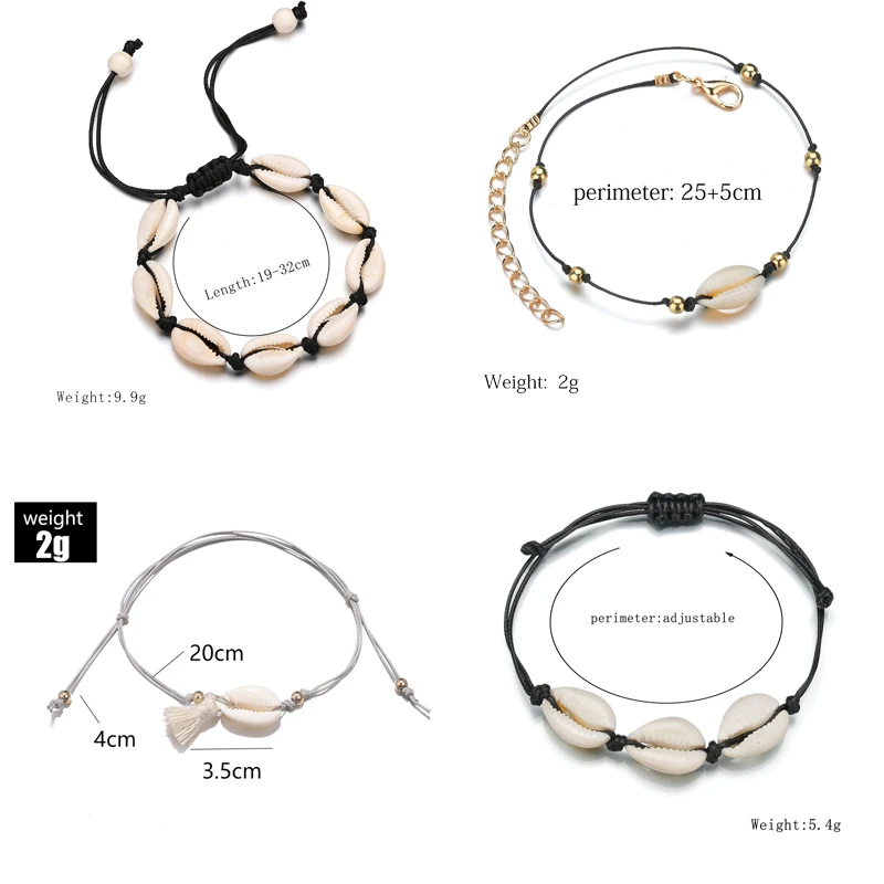 Bohemia Natural Shell Anklets for Women Foot Jewelry Summer Beach Barefoot Bracelet Ankle on Leg Chian Ankle Strap Accessories Bohemia Natural Shell Anklets for Women Foot Jewelry Summer Beach Barefoot Bracelet Ankle on Leg Chian Ankle Strap Accessories