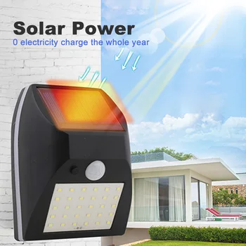 

Tomshine 1/2PCS LED Solar Light Outdoor Solar Lamp PIR Motion Sensor Solar Powered Sunlight Street Light for Garden Decoration