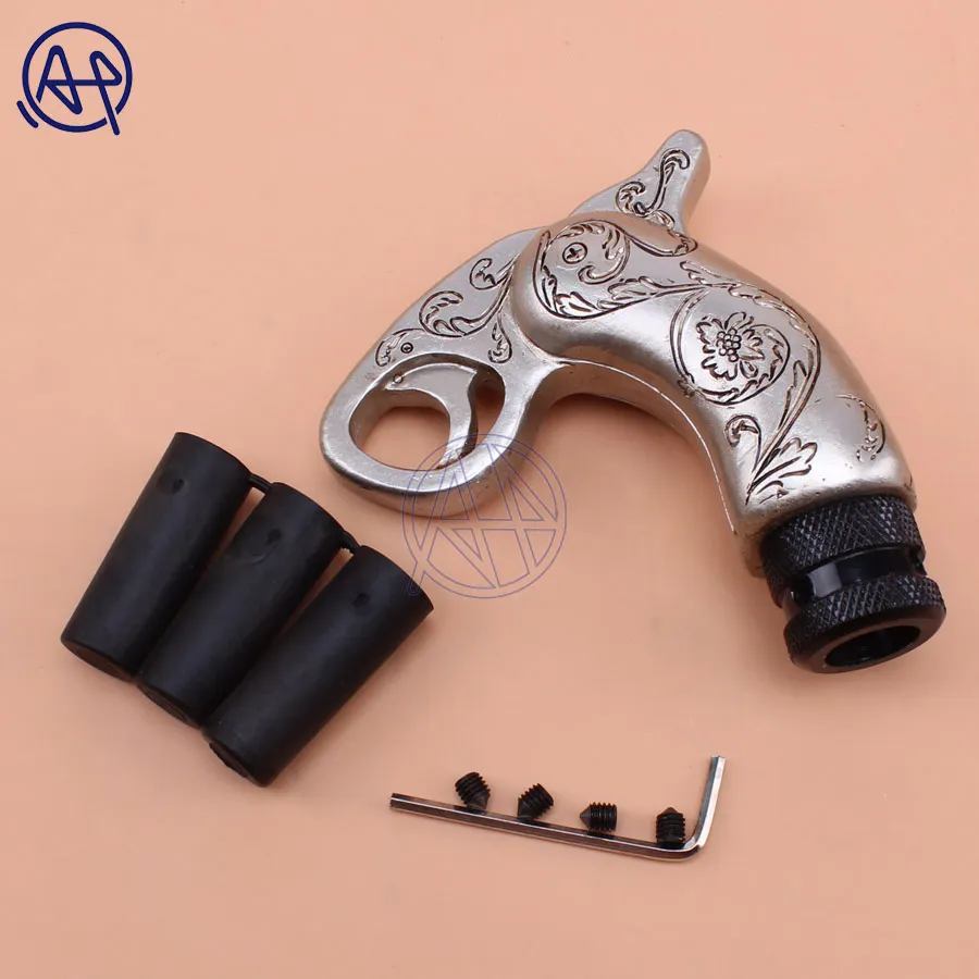 Universal For Car Truck Pistol Handle Gun Style Gear Knob Handle Gear