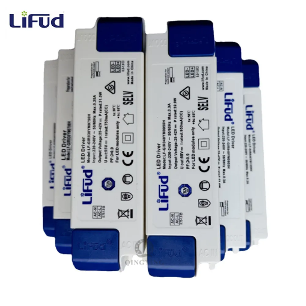 LiFud LED Driver 25-40V 800mA 900mA 1000mA 1050mA 1200mA 1300mA 1400mA 1500mA 40-60W LF-GIFxxxYS YM LED Power Supply Transformer