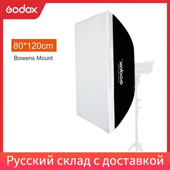 

Godox 80 x 120cm 31.5"x 47" Speedlite Studio Strobe Flash Photo Reflective Softbox Diffuser for Bowens Mount