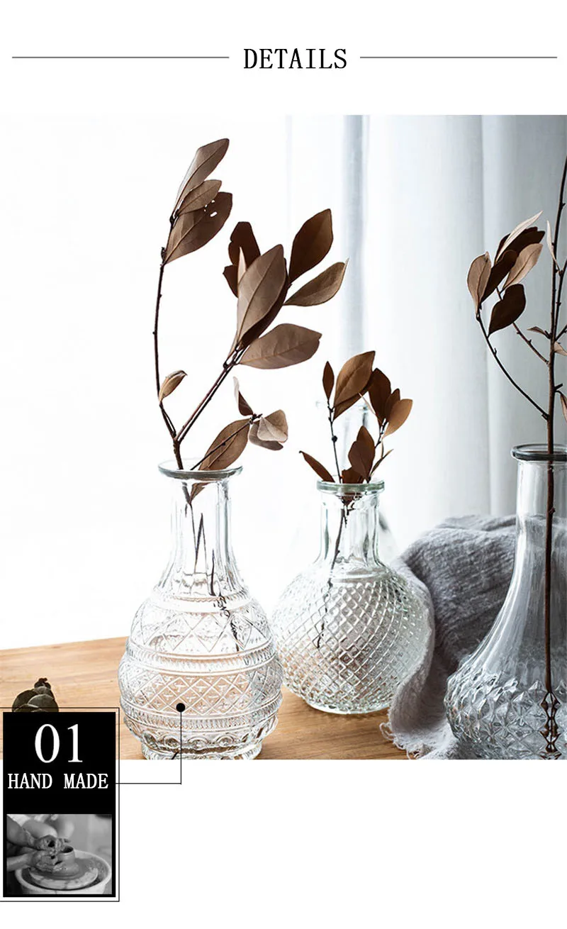 Высокое качество в скандинавском стиле Террариум Гидропонные вазы для растений винтажный цветочный горшок прозрачные вазы стеклянная столешница растение, украшение для дома