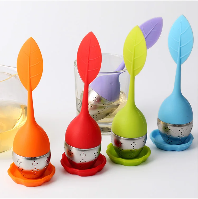 

1pc Strawberry Tea Infuser Stainless Steel Tea Ball Leaf Tea Strainer for Brewing Device Herbal Spice Filter Kitchen Tools