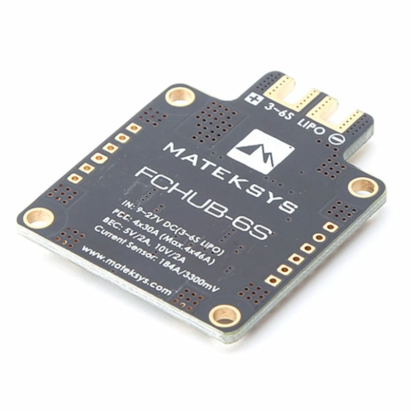 FCHUB-6S концентратор Мощность распределительный щит 5V& 10V BEC встроенный 184A ток Сенсор для дрона с дистанционным управлением