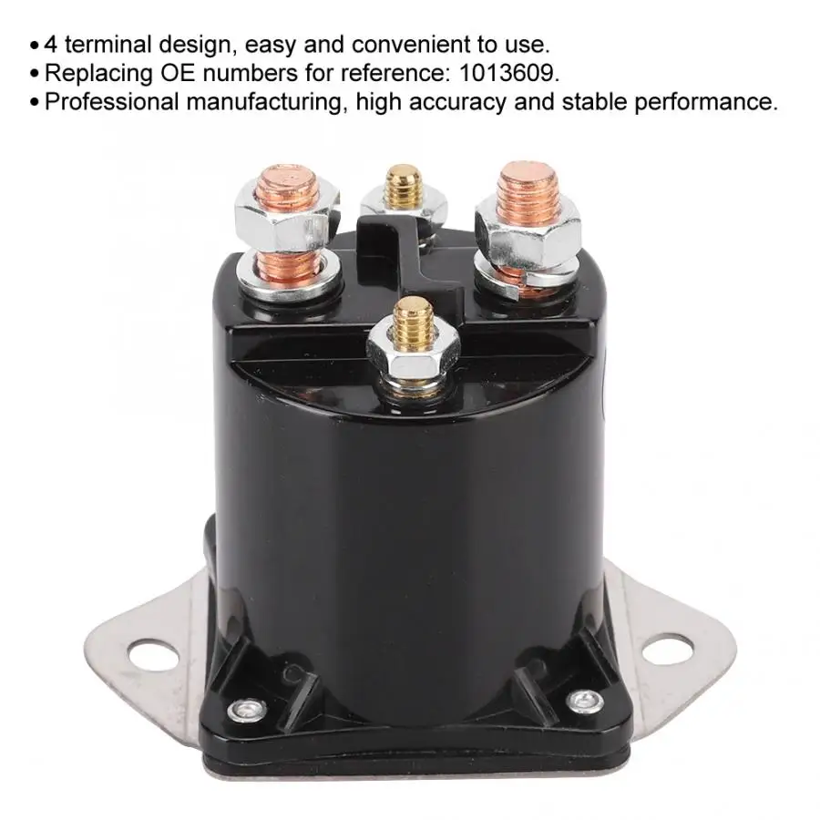 12V 4pin реле электромагнитный клапан авто Замена аксессуары подходят для клубного автомобиля 1013609 Железный электромагнитный клапан автомобильные аксессуары