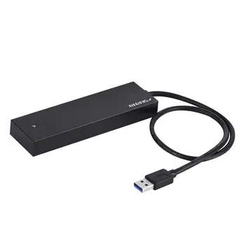 

USB 3.0 Hub Aluminum 4-Port USB Hub with 3.3ft USB 3.0 Extension Cable Compatible with Windows