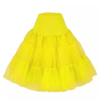 

Women Solid Color Party Petticoat Ballet Underskirt Wedding Bridal Short Dress