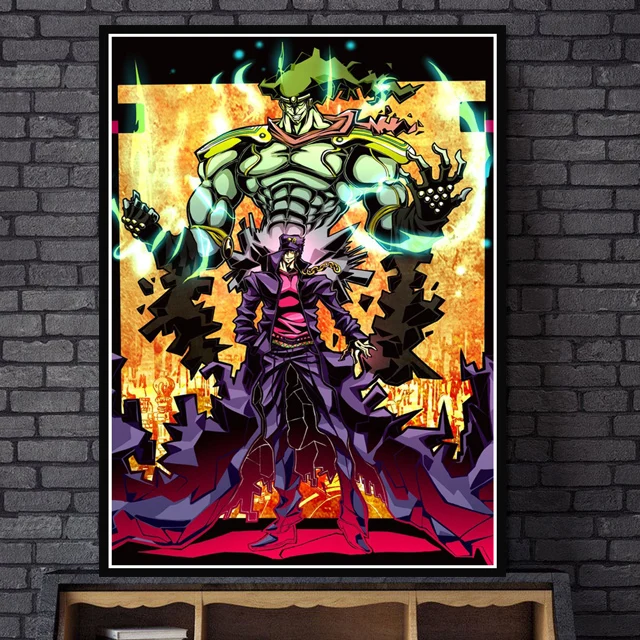 Короткая футболка с героями из японского аниме Горячая JOJO невероятное
