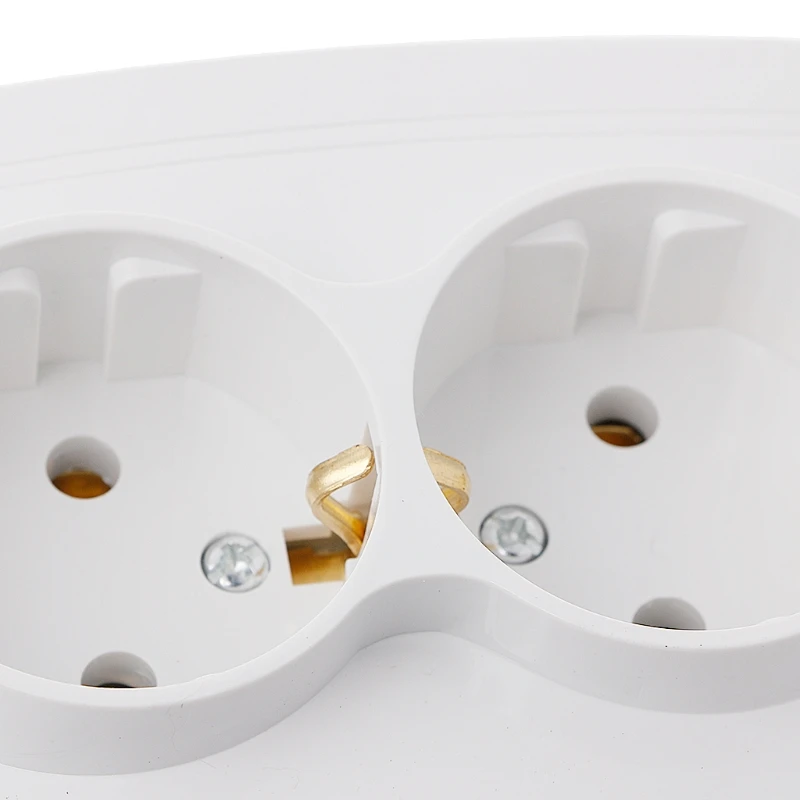 220V/16A 118x80mm EU двойная заземляющая розетка бытовая промышленная