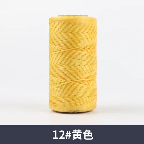 H 34)260m Waxed Thread Cotton polyester Hand Knitting String Strap Necklace Rope Bead Sewing Craft for Leather Caft Stitching 0.8 - Цвет: H