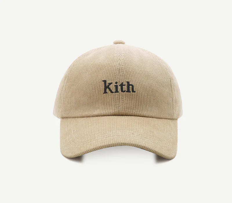 KITH Corduroy Baseball Cap Men Women 