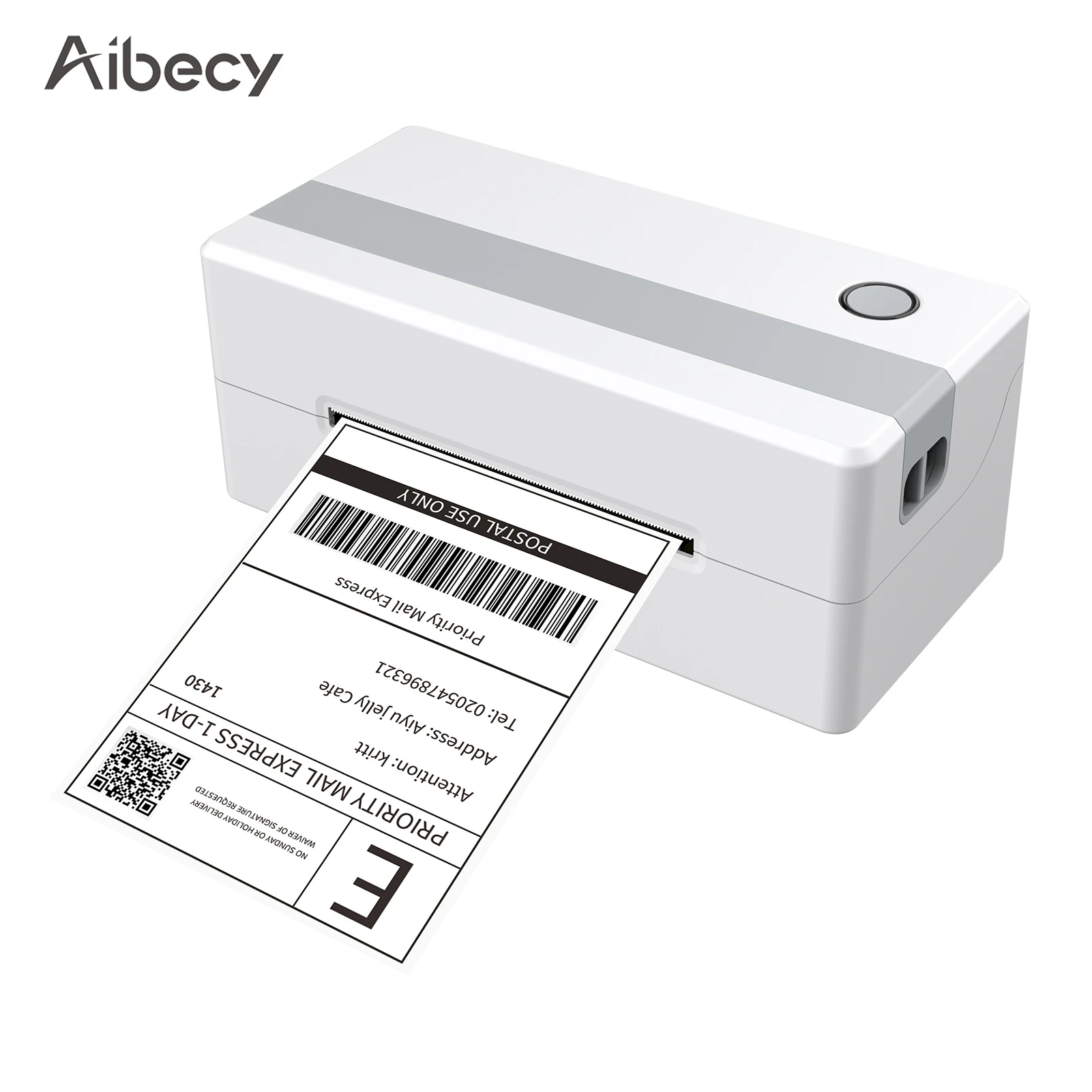 Aibecy RP421 Pencetak Label Pengiriman USB Desktop Pencetak ...