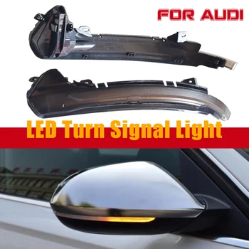 

2 Pieces Side Wing Rearview Mirror LED Turn Signal Light For Audi A6 RS6 S6 C7 C7.5 4G 2012 2016 2017 2018 Repeater Light