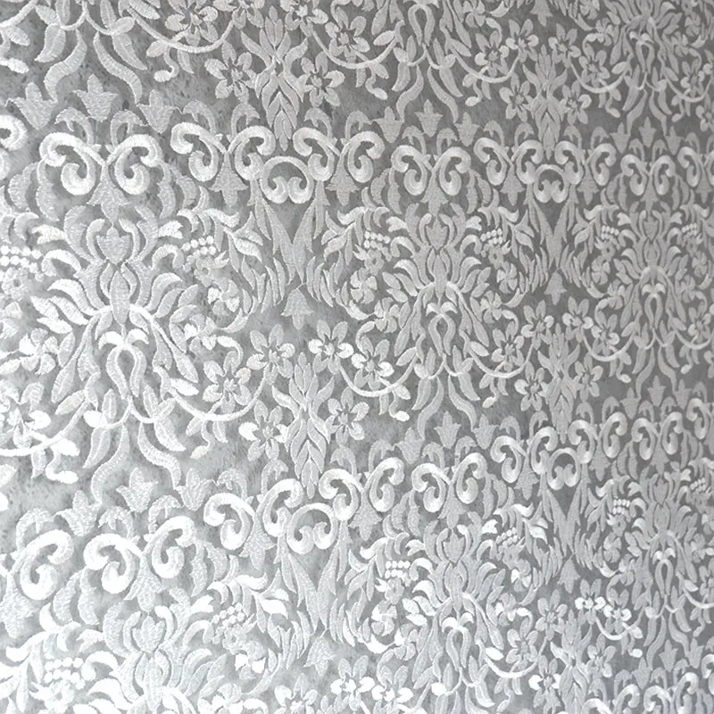 1 м/лот Белый Европейский кружево хлопок embrodiery сетка ткань свадебное платье, одежда домашний текстиль decoraton FT043