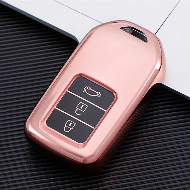 Cover chiate/telecomando per Honda Civic City Vezel Accord HR-V CRV Polit Jazz Jade Crider Odyssey Auto Full Remote Protector - H835573934af6456f8cc40b1a35d48e5aM