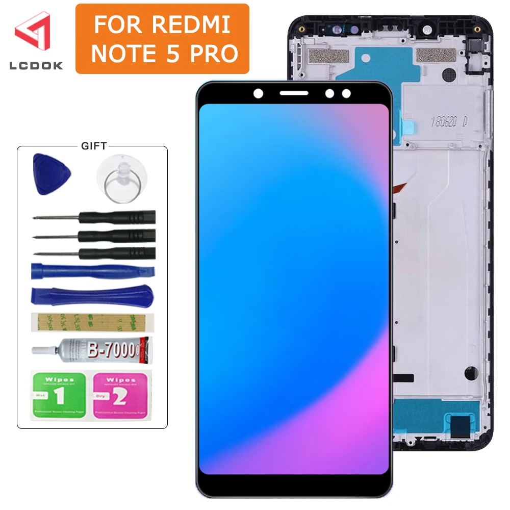 A + качество для Xiaomi Redmi Note 5 ЖК-дисплей сенсорный экран Pro дигитайзер сборка замена