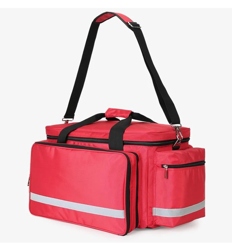 Outdoor First Aid Medical Bag Isolation Multi-pocket Large Storage Portable Cross Emergency Medical Bag Sports Travel Nylon Bag (4)