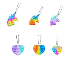 Pendentif clé d'amour pour adultes et enfants, jouets sensoriels, soulage l'autisme, livraison gratuite