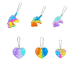 Pendentif clé d'amour pour adultes et enfants, jouets sensoriels, soulage l'autisme, livraison gratuite 