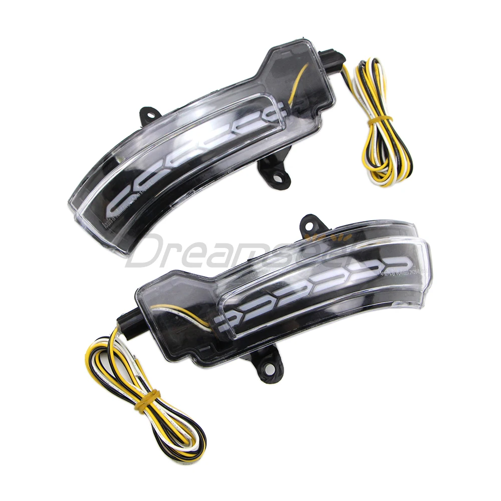 US $52.10 LED Rearview Side Mirror Light for Suzuki Swift 2017 2018 2019 2020 Indicator Lamp with Dynamic Sequential Turn Signal Clear