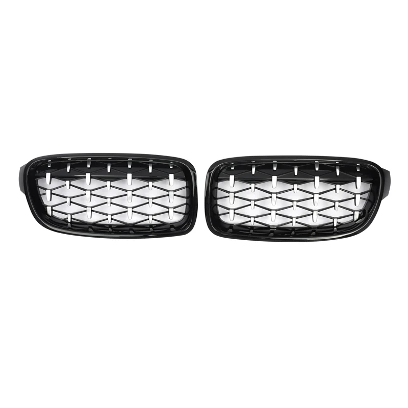 MagicKit стайлинга автомобилей гоночные решетки спереди почек Черный Запасные для BMW