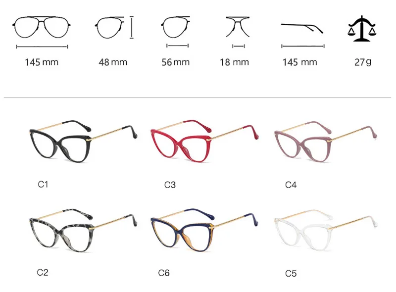 Винтажные прозрачные оправы кошачий глаз для мужчин и женщин, пластиковые титановые Ретро Оптические модные очки для компьютера, прозрачная оправа