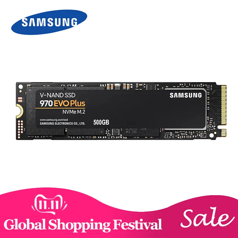 SAMSUNG 970 EVO Plus M.2 SSD 250GB 500GB 1TB Internal Solid State Drive NVMe M.2 HDD for Laptop