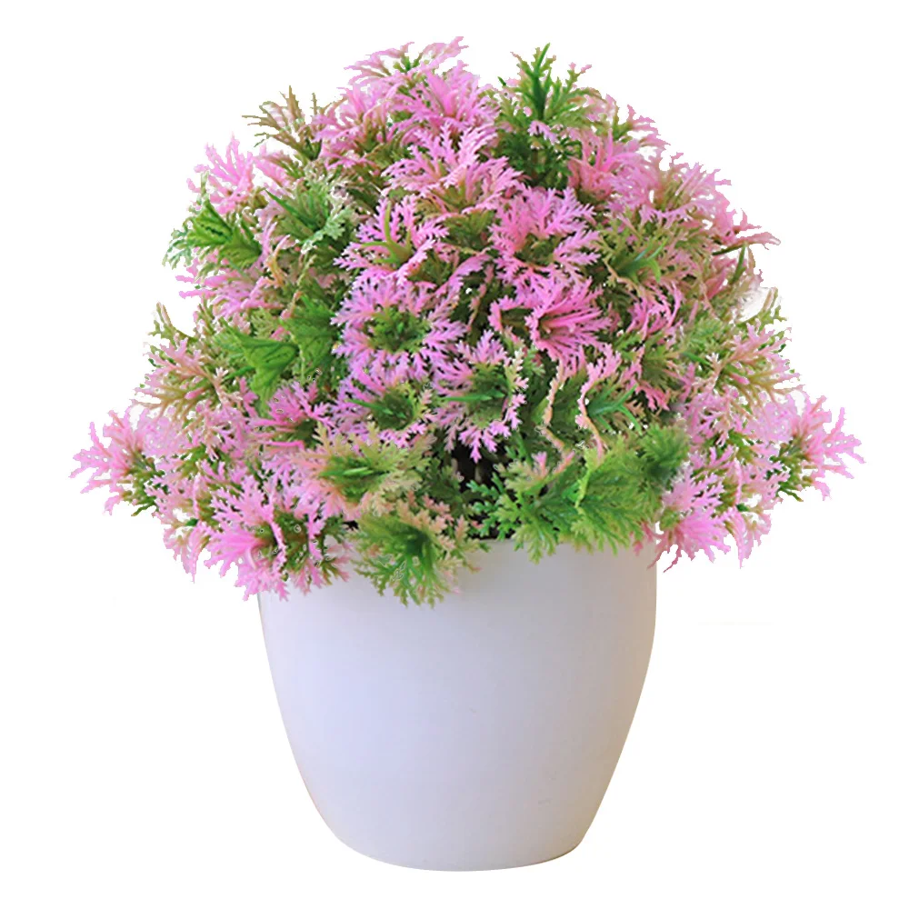 Искусственный цветок Tarzon для гостиной, искусственное растение в горшках, пластиковый подарок для рабочего стола, сделай сам, свадебный Декор для дома