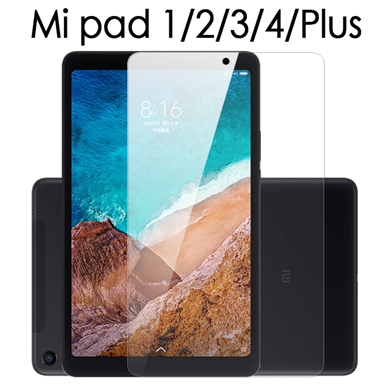 

Mi Pad 4 Protective Glass For Xiaomi Mipad 4 Plus 1 2 3 Screen Protector On Ksiomi My 7.9 8.0 10.1 inch Tempered Glas armor Film