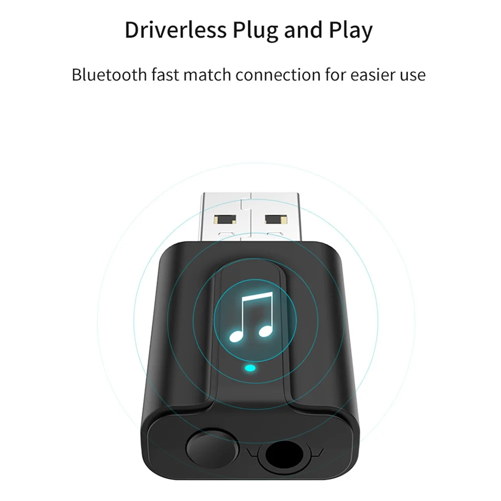 Bluetooth 5,0 аудио приемник передатчик 2в1 RCA 3,5 мм AUX Jack Hifi стерео USB беспроводной адаптер для ТВ ПК автомобильный комплект MP3