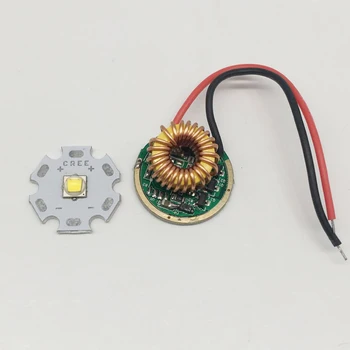 

Cree XML2 XM-L2 T6 10W High Power LED Emitter Cool White Diode 16/20mm PCB+17mm/22mm DC3.7V 12V Driver