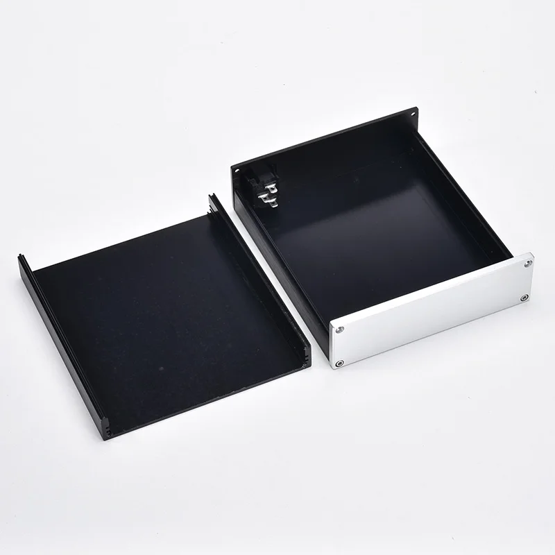 Full aluminum 1405 amplifier chassis mini dac enclosure phono box 147.5x42x169mm