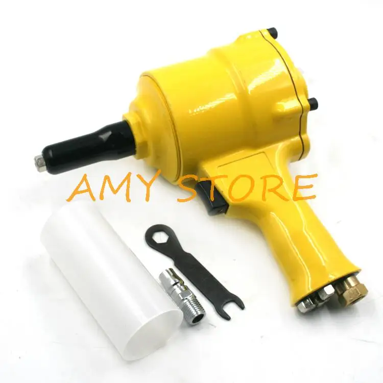 HG-A003A Air Riveter Hydraulic Pop Rivet Pneumatic Riveting Gun 3/16"(4.8mm) 5/32"(4.0mm) 1/8"(3.2mm) 3/32"(2.4mm)