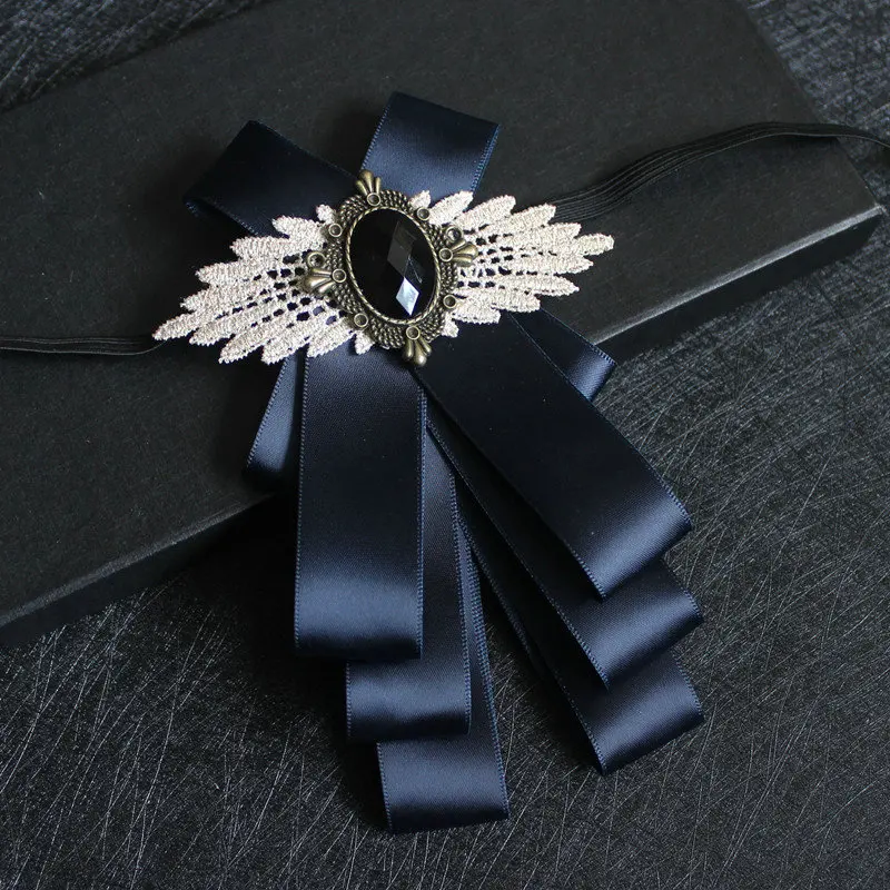HISUMA Bow Tie Элегантная мужская женская свадебная деловая Вечеринка эластичная лента галстук-бабочка винтажный галстук для жениха сплав Стразы галстуки-бабочки аксессуары - Цвет: HISUMA Bow Tie