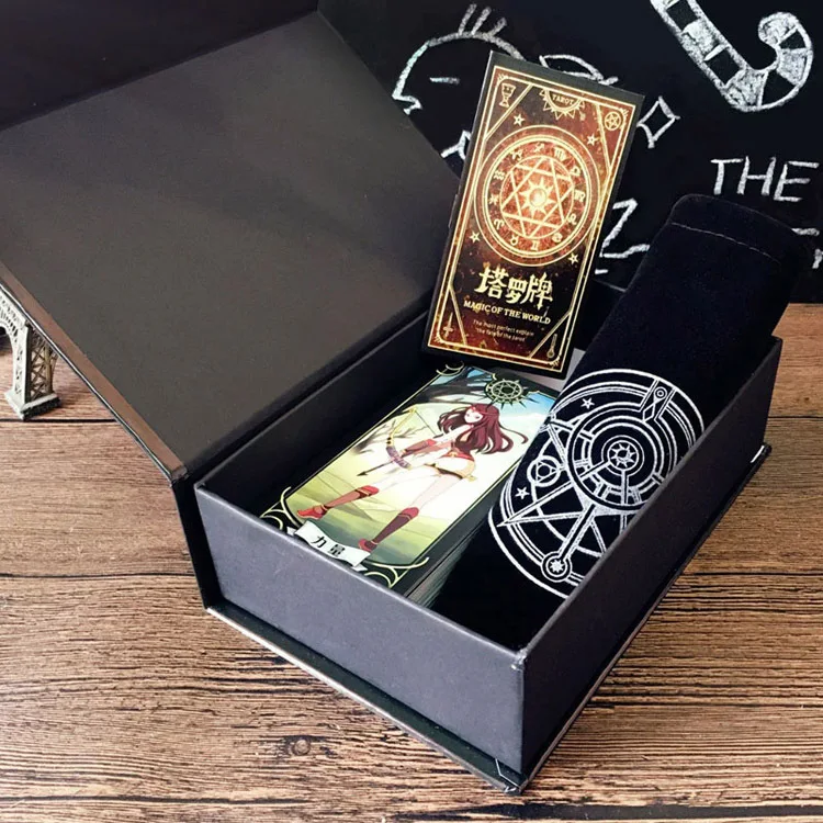 Shadow карты Таро полный набор из натуральной аниме настольной игры divination Любовь Игра Destiny карты Таро