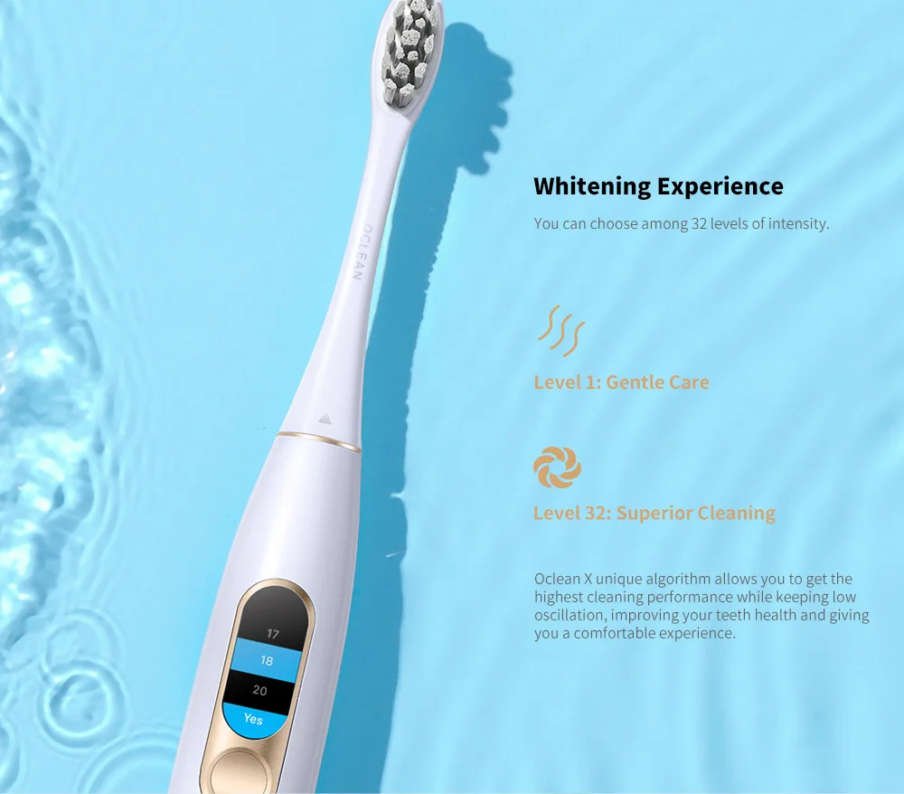 Oclean X Sonic Electric Toothbrush Upgraded IPX7 Waterproof Ultrasonic automatic Tooth Brush USB Fast Charging Tooth cleaning Oclean X Sonic Electric Toothbrush Upgraded IPX7 Waterproof Ultrasonic automatic Tooth Brush USB Fast Charging Tooth cleaning