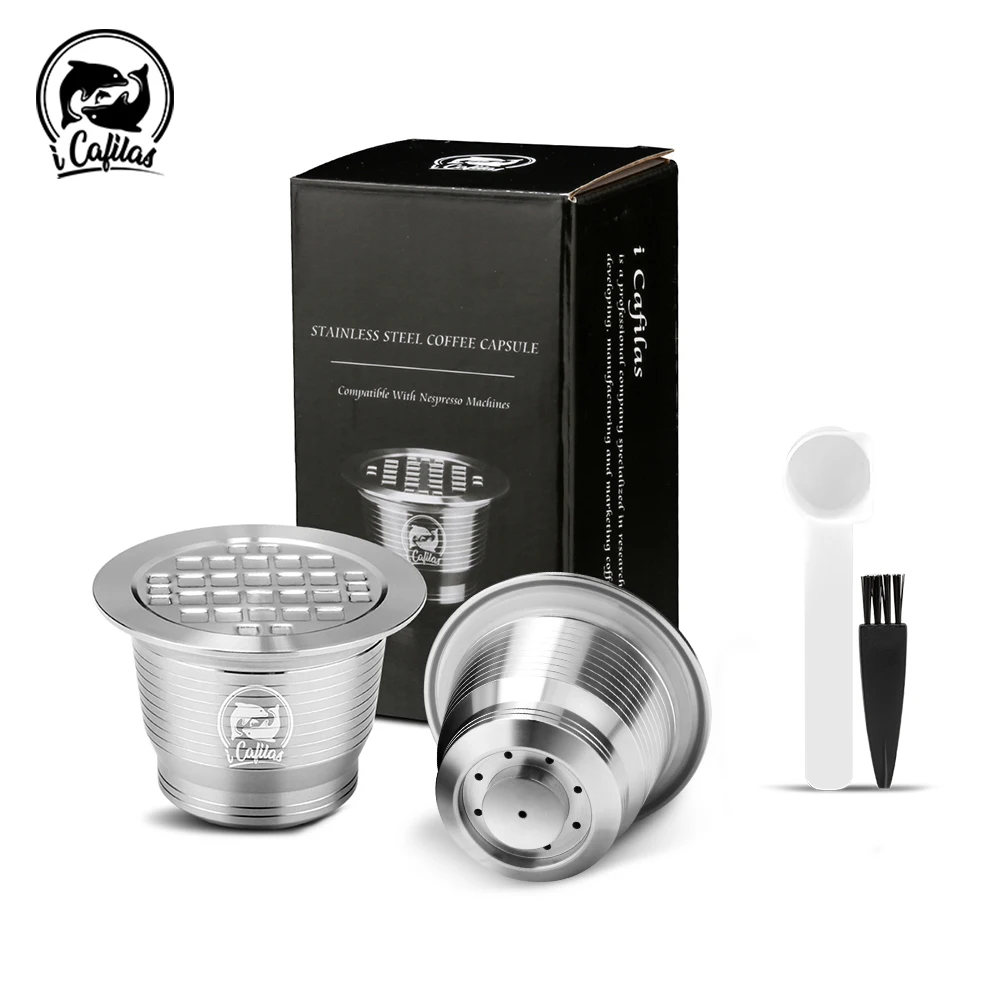 Capsulas Nespresso Reutilizables De Acero Inoxidable Mg Caf