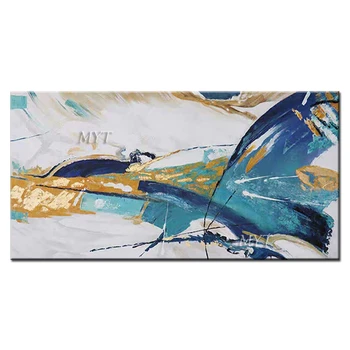 

Blue White And Other Colors Oil Painting 100% Handpainted Paintings Wall Art Home Decor Picture Modern Oil Painting On Canvas
