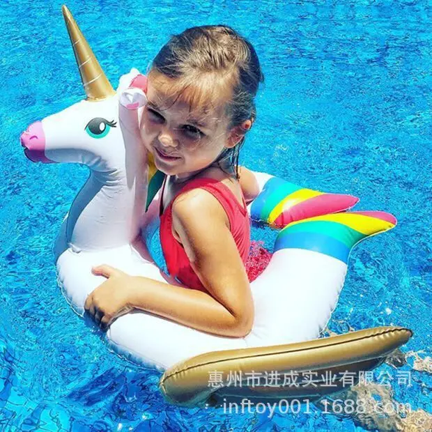

Unicorn Swimming Tube Industry PVC Inflatable Slit-Unicorn Swim Ring Children Water Swim Ring