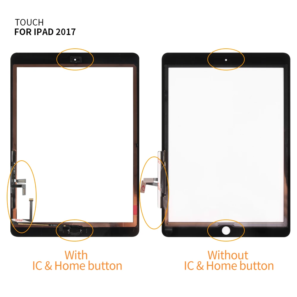 Сенсорный экран для iPad 2017 дигитайзер сенсорного экрана 5 9 7 A1822 A1823 стеклянная