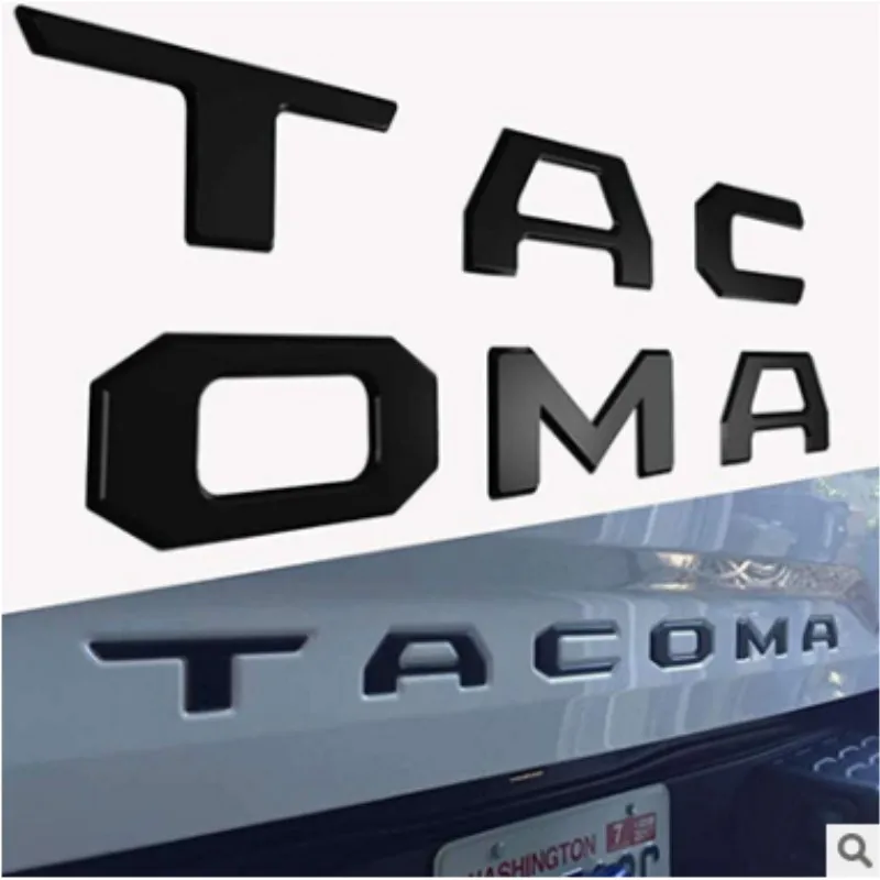 Авто ROVER багажника вставка наклейка с буквами Стикеры для Toyota Tacoma 2016 2019 хром