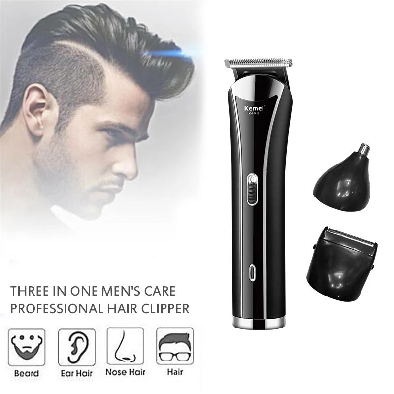 3in1Rechargeable Hair Clipper Electric Hair Clipper Professional Barber Men Hair Trimmer Waterproof Electric Shaver Hair Trimmer