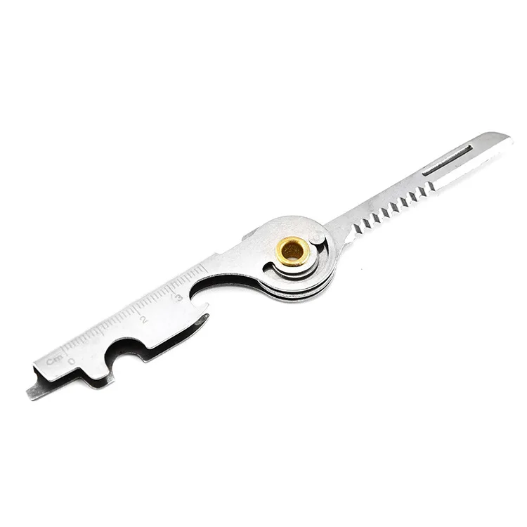 Брендовый мини-нож открывашка, многофункциональная отвертка, кольцевая Сумка-брелок для выживания, многофункциональный ключ Utili, Тактический комплект, повседневная Экипировка