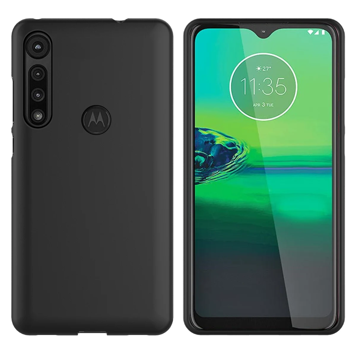 Роскошный чехол для Motorola Moto G8 Plus силиконовый мягкий ТПУ защитный противоударный