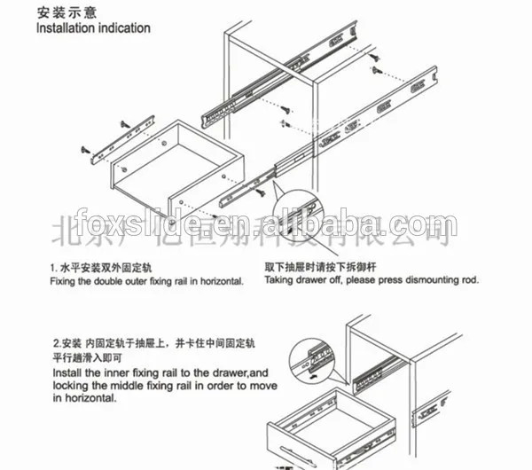 800mm Heavy Duty 225kg Locking Drawer Draw Slides Glide Rails Industrial Runners