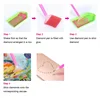 1 Set DIY Nail Art Tools Kit 5D Diamond Painting Rhinestones Pick Up Pen Storage Box Nail tools sets for Art Decoration H1032 4