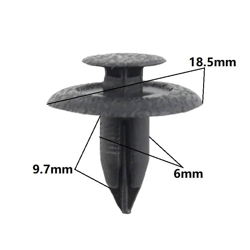3100 500xPlastic Обшивка багажника Push-type фиксаторы Крепеж заклепки для Mazda Mustang 323 M3 M6 B70 B50 автомобильный Стайлинг B46768AC3 - Название цвета: 3100